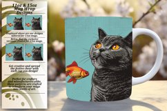 Purr-fect Cat Mug: Sublimation Sensation Product Image 1