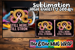 Playful afternoons 11oz 15oz sublimation wrap, Breast Cancer Product Image 1