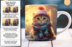 Holiday Cat Antics Mug Design Product Image 1