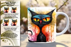 Mug Masterpieces: Sublimation Cat Designs Product Image 1