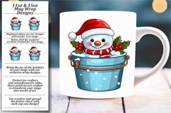 Charming Christmas Critters: Watercolor Mug Magic Product Image 1