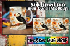 Sweet vibes 11oz 15oz sublimation wrap, 3D Bird Product Image 1