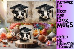 Joyful Wildlife Graduation Mug Design 11oz Product Image 1