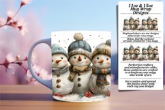 Festive Gingerbread Mug Art 11oz/15oz Winter Wrap Product Image 1