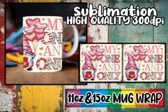 Amazing vibes sublimation 11oz 15oz mug wrap, Valenines Product Image 1
