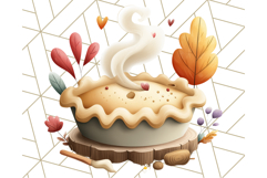 Cottagecore Halloween Clipart Cozy PNG, Autumn Fall Png Product Image 5