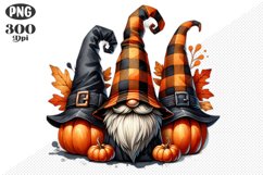 Halloween Gnomes Sublimation - Clipart PNG Design Product Image 1