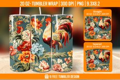 Hen Tumbler Wrap Designs, Sublimation Wrap Product Image 1