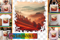 Fun TOTE BAG Ideas PNG, Autumn Product Image 1