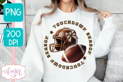 Touchdown season sublimation PNG | American Football shirt Product Image 3