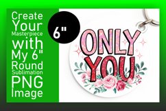 Dynamic Keychain Circle PNG Artwork , Valentines Product Image 1