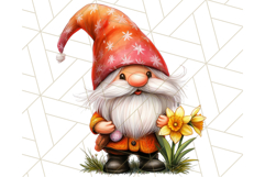Easter Gnome PNG, Spring Bunny Clipart, Cute Digital Art Product Image 5