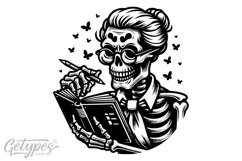 Teacher Skeleton SVG - Skeleton Teacher , Teacher SVG Product Image 1