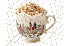 Christmas Coffee Mugs Clipart PNG Festive Cups Product Image 5
