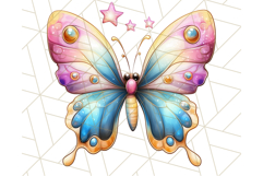 Jewel Toned Butterfly PNG Clipart, Vibrant Butterflies Product Image 5