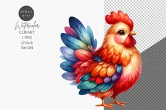 Farm animals clipart, Chicken clipart, Cute animals Product Image 1