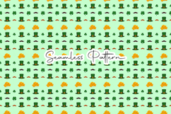 St. Patrick's Day Seamless Patterns - Leprechaun &amp; Clovers Product Image 5