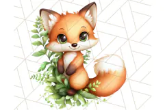 Whimsical Woodland Animals and Nature PNG, Forest Animals Product Image 5