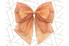 Halloween Bow Clipart, Bright Holiday Ribbon PNG Product Image 5