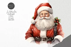 Christmas clipart, Santa clipart, Winter clipart Product Image 1