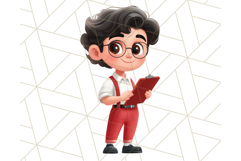 Boy Teacher Clipart, Classroom PNG, Cute School Teacher Art Product Image 22