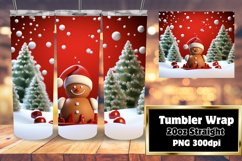 Cute 3D Xmas Wonderland Wrap 20oz Product Image 1