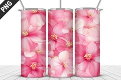 Flowers Tumbler Wrap | Sublimation Design | Tumble PNG Product Image 2