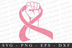 PInk Ribbon PNG | Breast Cancer Awareness Png Product Image 1