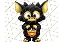 Monster Kids Clipart PNG, Cute Halloween Costume Art Product Image 5