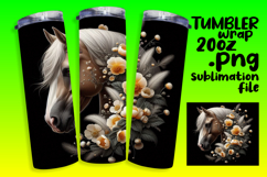 Creative 20oz Tumbler Wrap for Gifts , Horse Product Image 1
