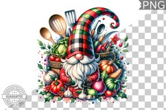 Christmas kitchen Gnome Sublimation - Clipart PNG Design Product Image 1