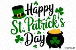 Happy St Patrick&#039;s day Svg Design | Svg Cut Files Product Image 1