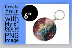 Lovely Round Design for Keychains , Abstract Pattern Product Image 1
