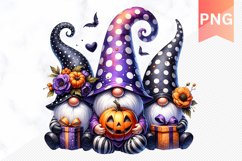 Halloween Gnome Sublimation - Clipart PNG Design Product Image 1