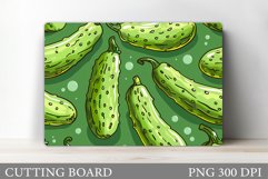 Cucumber Cutting Board. Cucumber Kitchen Cutting Board Product Image 1
