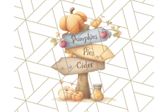 Woodland Autumn Animals PNG Clipart for Fall &amp; Harvest Product Image 5