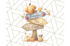 Woodland Autumn Animals PNG Clipart for Fall & Harvest Product Image 5