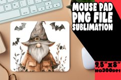 Halloween Magic Gnome Mouse Pad Design Sublimation Elegance Product Image 1