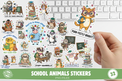 School Animals Stickers Product Image 1