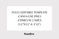 Custom Square Candle Label Canva Template - 8 Product Image 2