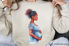 Mothers Day Pregnant Sublimation PNG Product Image 1