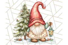 Scandinavian Christmas Gnomes Clipart PNG, Cute Gnome Png Product Image 5