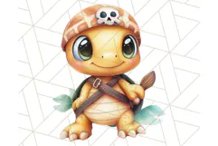 Cartoon Pirate Kids and Animals PNG Clipart for Fun Designs Product Image 5