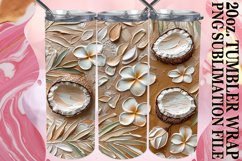 Flower and Fruit Tumbler Wrap Art Product Image 1