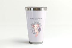 Halloween Axolotl Spider Tarantula Web Spooky PNG Uparupa Product Image 4