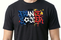 France Soccer T-shirt Design Product Image 3