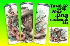 20oz Tumbler Wrap for Unique Style , Western Product Image 1