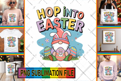 Bright PNG TSHIRT Ideas, Easter Gnome Product Image 1
