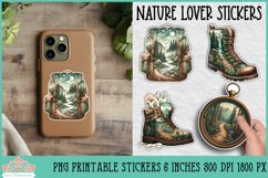 Nature Lover Printable Stickers | Hiking &amp; Camping Stickers Product Image 9