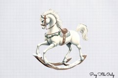 White Rustic Christmas Clipart PNG Product Image 1